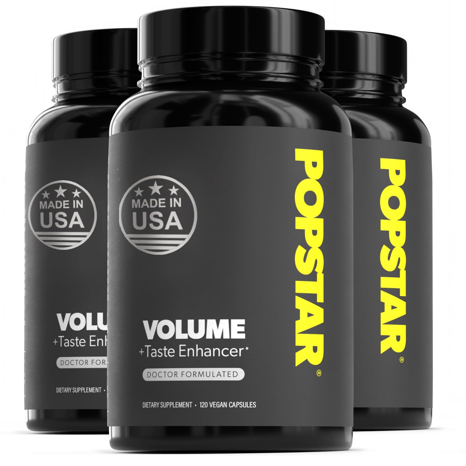 POPSTAR Volume Booster + Taste - 120 Capsules