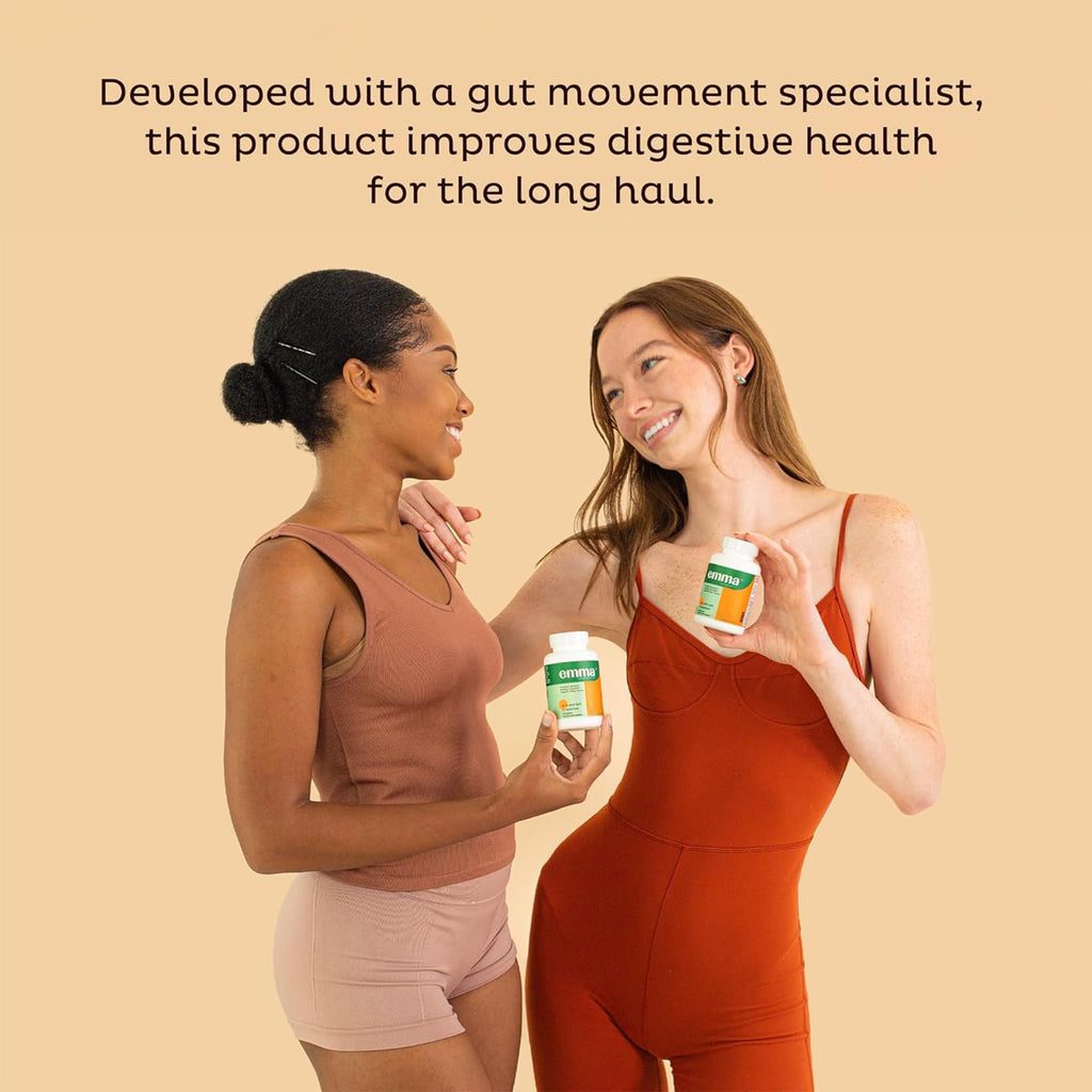 Emma Gut Health Supplement – 60 Capsules | Bloating & Digestive Support