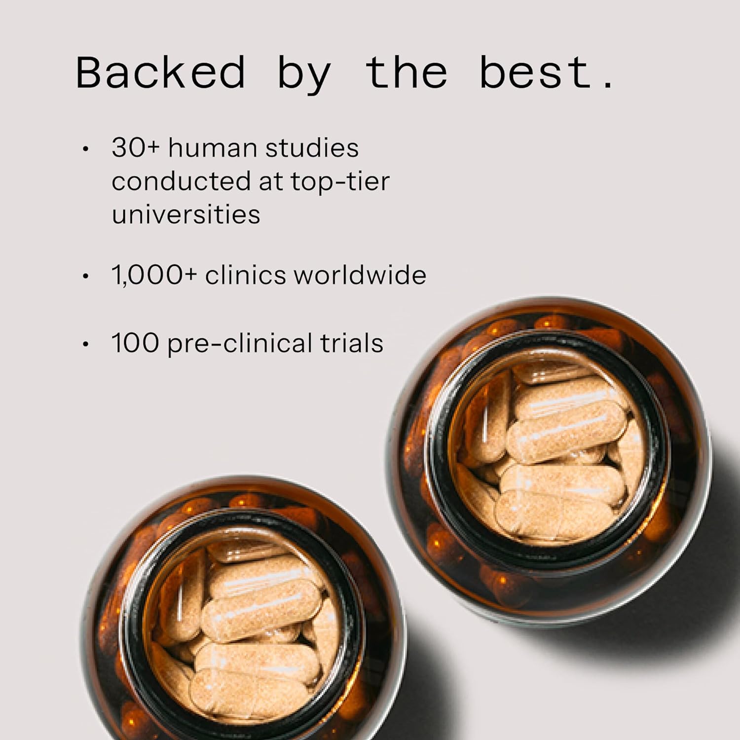 Quality of Life Premium Kinoko Platinum AHCC Herbal Supplement, 750mg per Capsule, for Immune Support, Liver Function, Maintains Natural Killer Cell Activity, Pack of 1, 60 Veggie Capsules Glass bottles