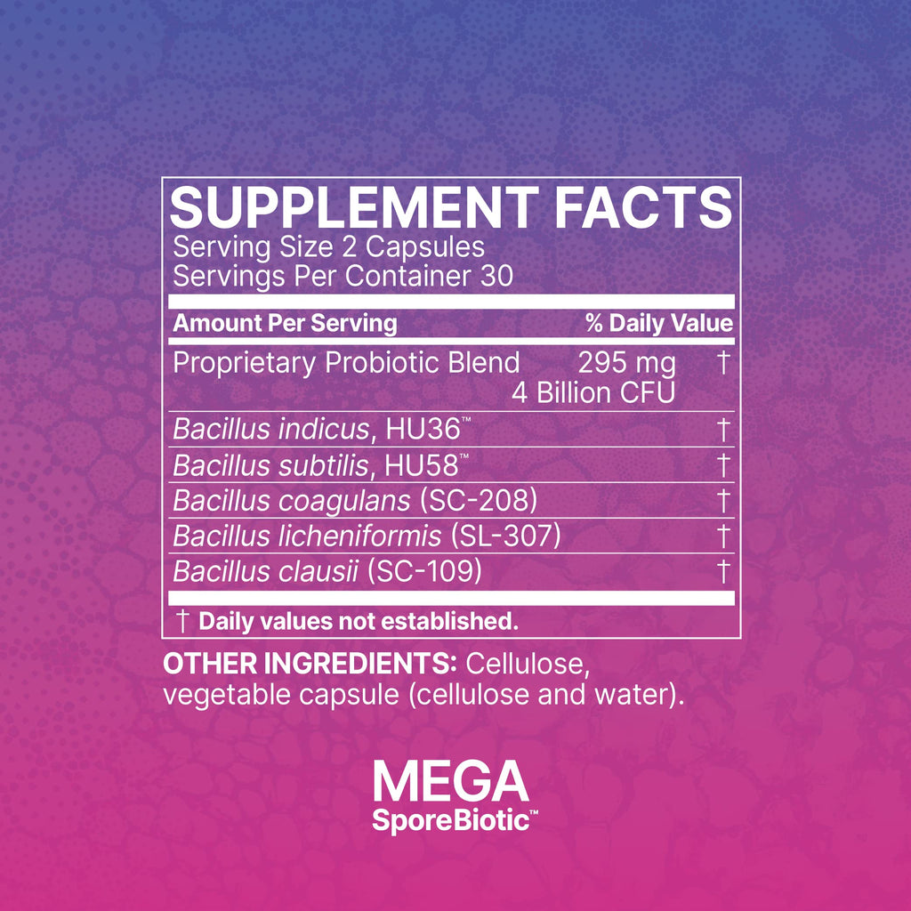 Microbiome Labs MegaSporeBiotic Probiotics for Women & Men - (180 Capsules)