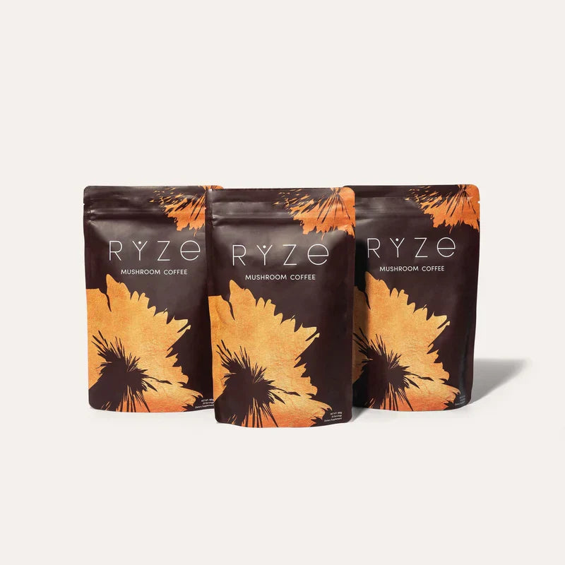 Mushroom Coffee USDA Organic with 6 Adaptogenic Mushrooms and MCT Oil, USA Grown Instant Coffee for Better Energy, Focus, Digestion, Immunity with Lions Mane & Turkey Tail, 30 servings